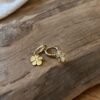 Boucles d'oreilles  "Pensée"