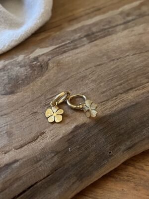 Boucles d'oreilles  "Pensée"
