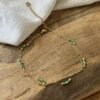 Chaîne de cheville  "Eve" vert