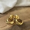 Boucles d'oreilles  "Coraline" jaune