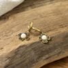 Boucles d'oreilles  "Tilly" blanche
