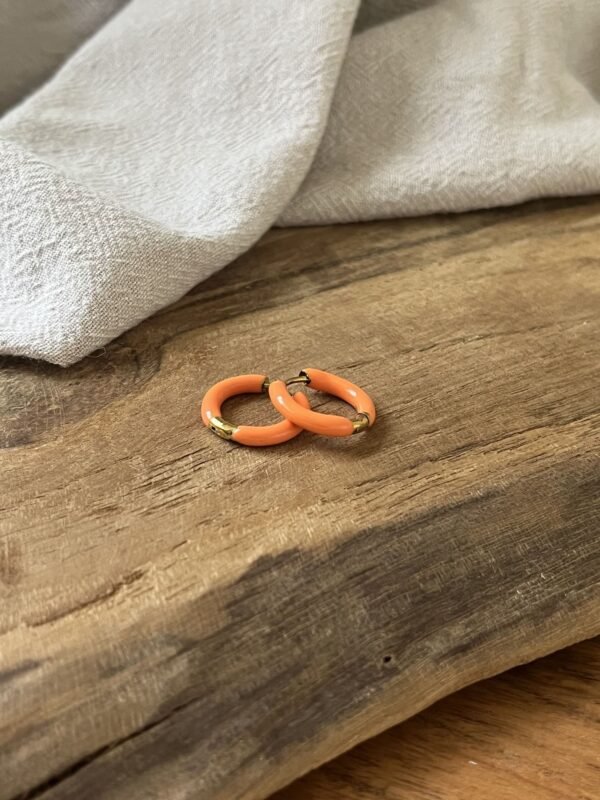 IMG_2857 Boucles d'oreilles "Summer" orange