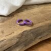 Boucles d'oreilles  "Summer" violette