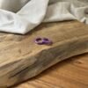 Boucles d'oreilles  "Summer" violette