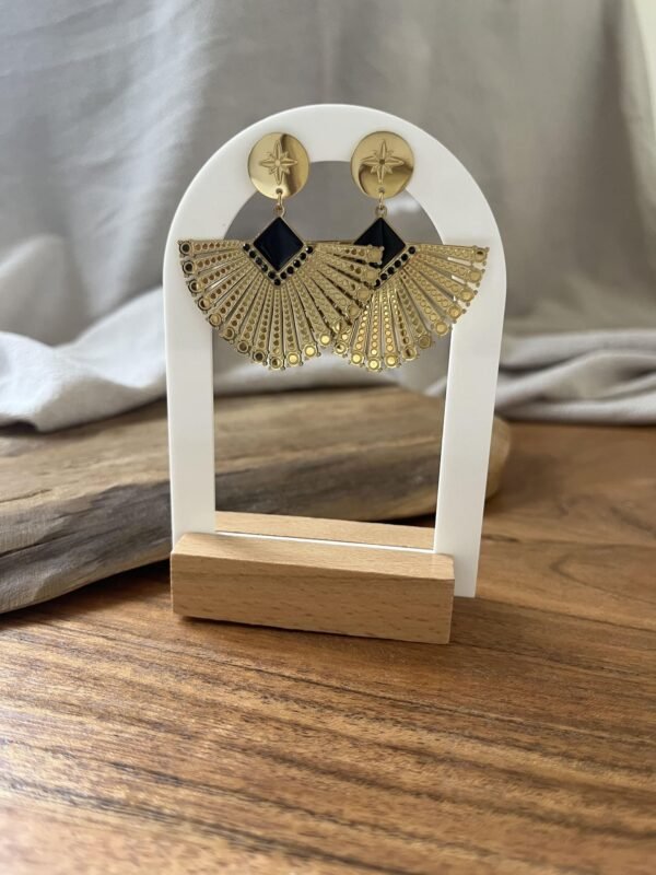 izma Boucles d'oreilles "Izma" noire