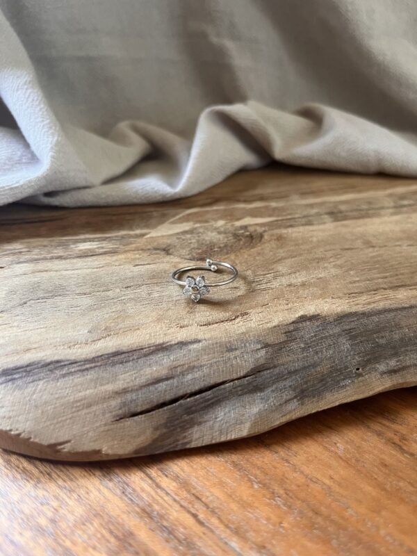 Bague "Amaryllis" gris